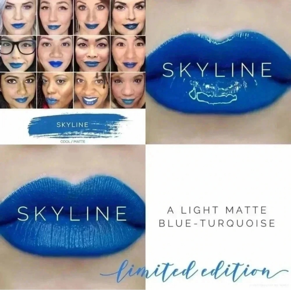Lipsense Skyline Full Size Sealed Blue Brand New